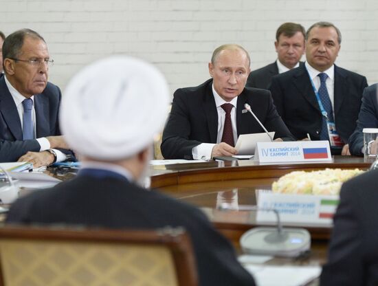Vladimir Putin attends 4th Caspian Summit
