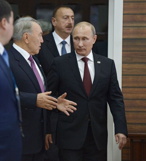 Vladimir Putin attends 4th Caspian Summit