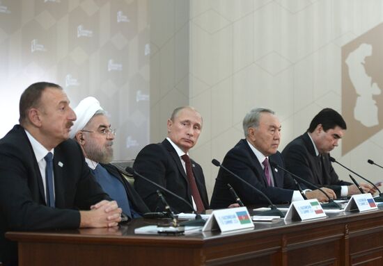 Vladimir Putin attends 4th Caspian Summit