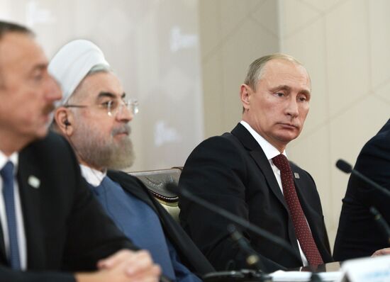 Vladimir Putin attends 4th Caspian Summit