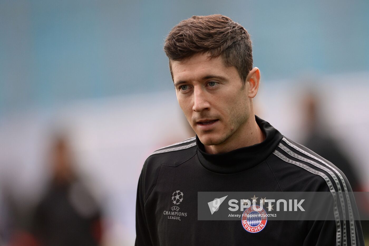Football. FC Bayern's training session
