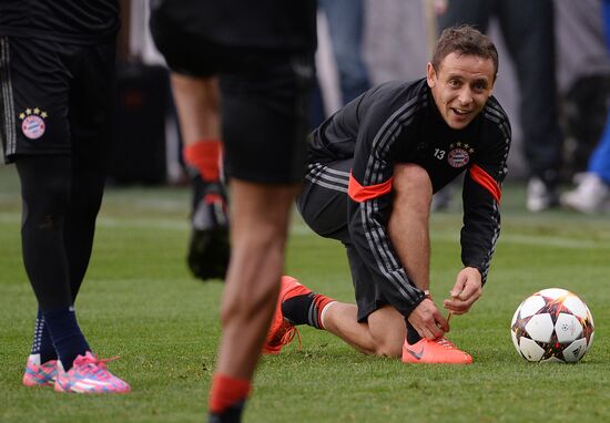 Football. FC Bayern's training session