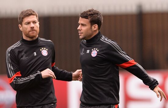 Football. FC Bayern's training session