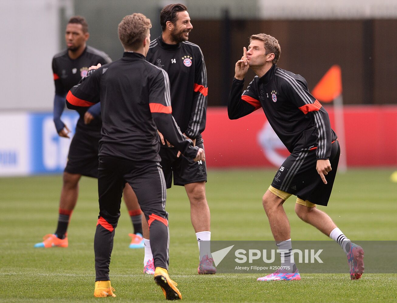 Football. FC Bayern's training session