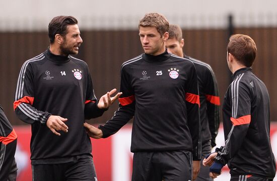 Football. FC Bayern's training session