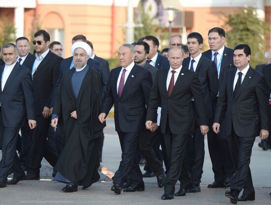 Vladimir Putin attends 4th Caspian Summit