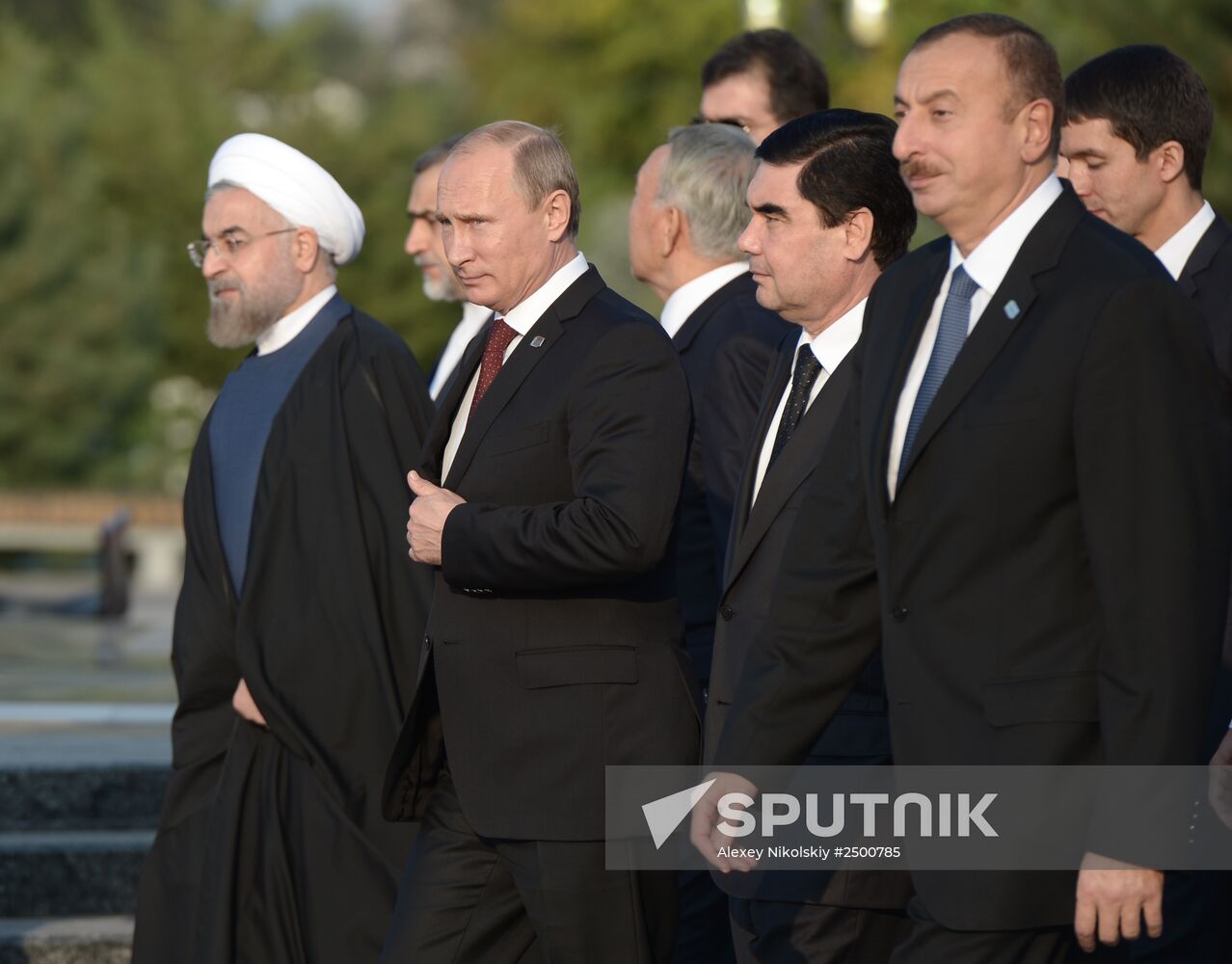 Vladimir Putin attends 4th Caspian Summit