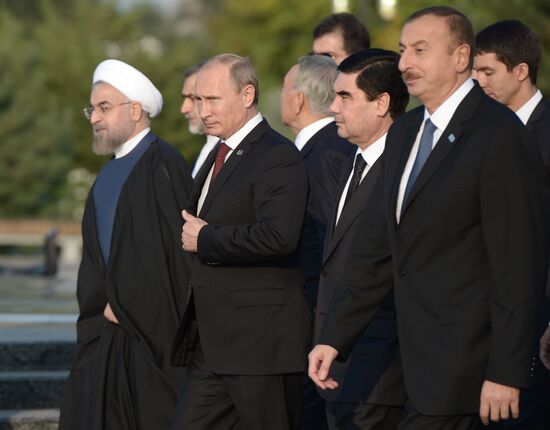 Vladimir Putin attends 4th Caspian Summit