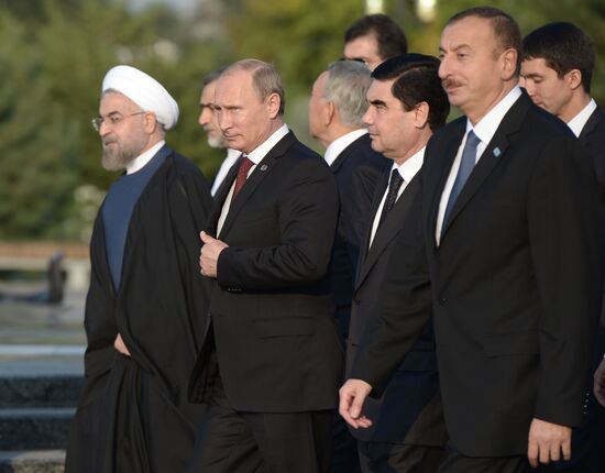 Vladimir Putin attends 4th Caspian Summit