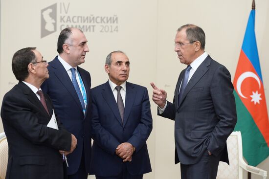 Vladimir Putin takes part in Fourth Caspian summit