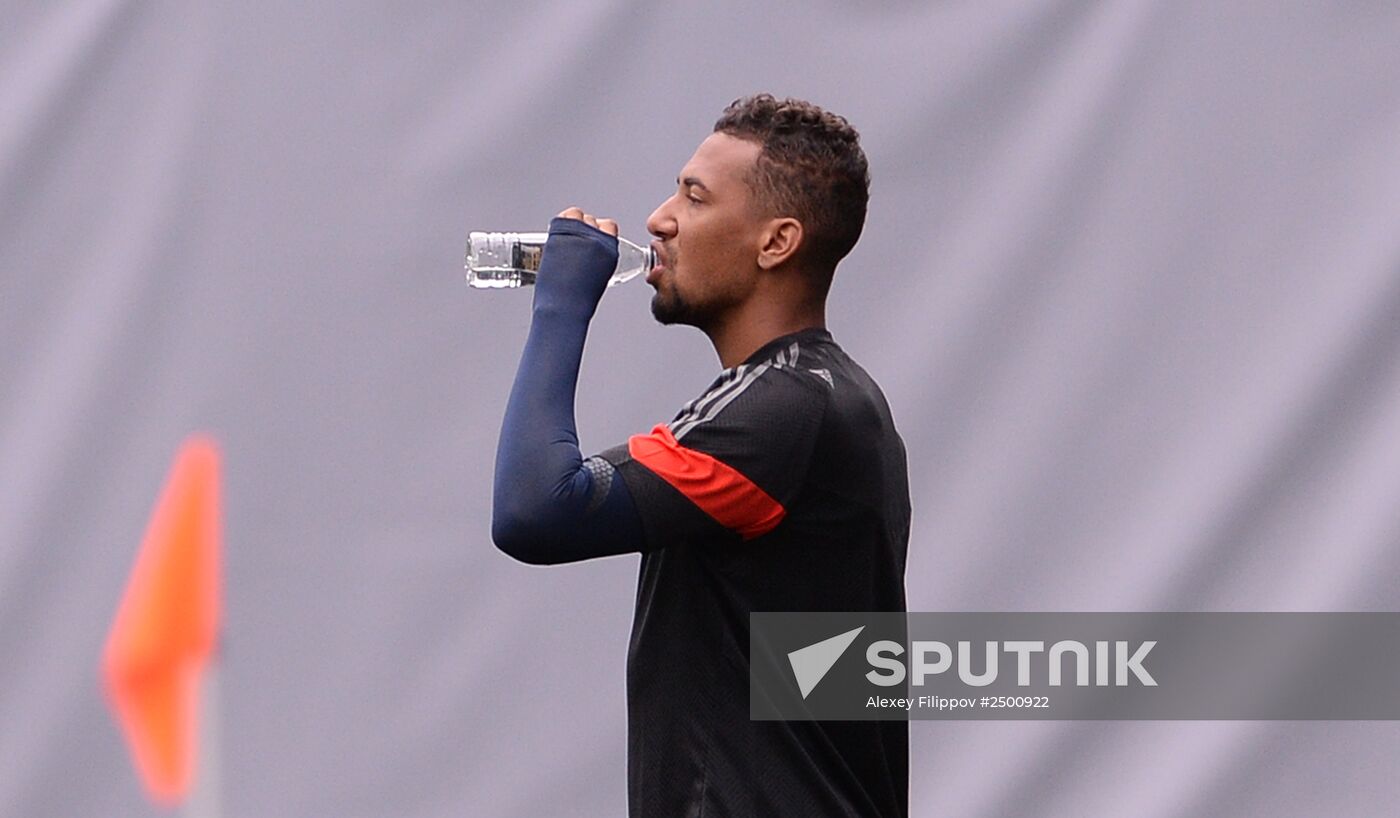 Football. Training session of FC Bayern