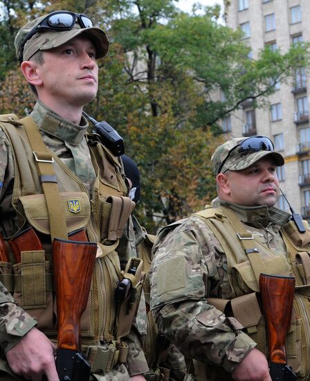 Dispatch of Sich volunteer battalion to area of hostilities