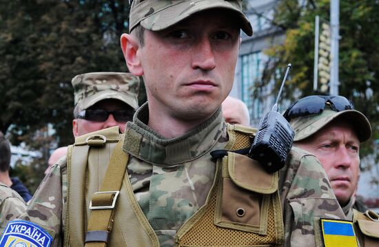 Dispatch of Sich volunteer battalion to area of hostilities