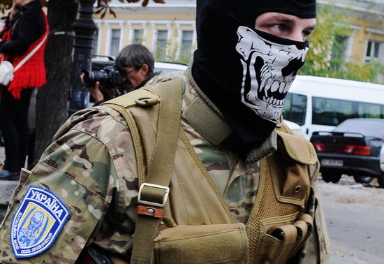 Dispatch of Sich volunteer battalion to area of hostilities