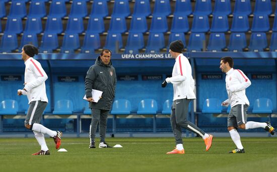 Football. Training session of FC Monaco