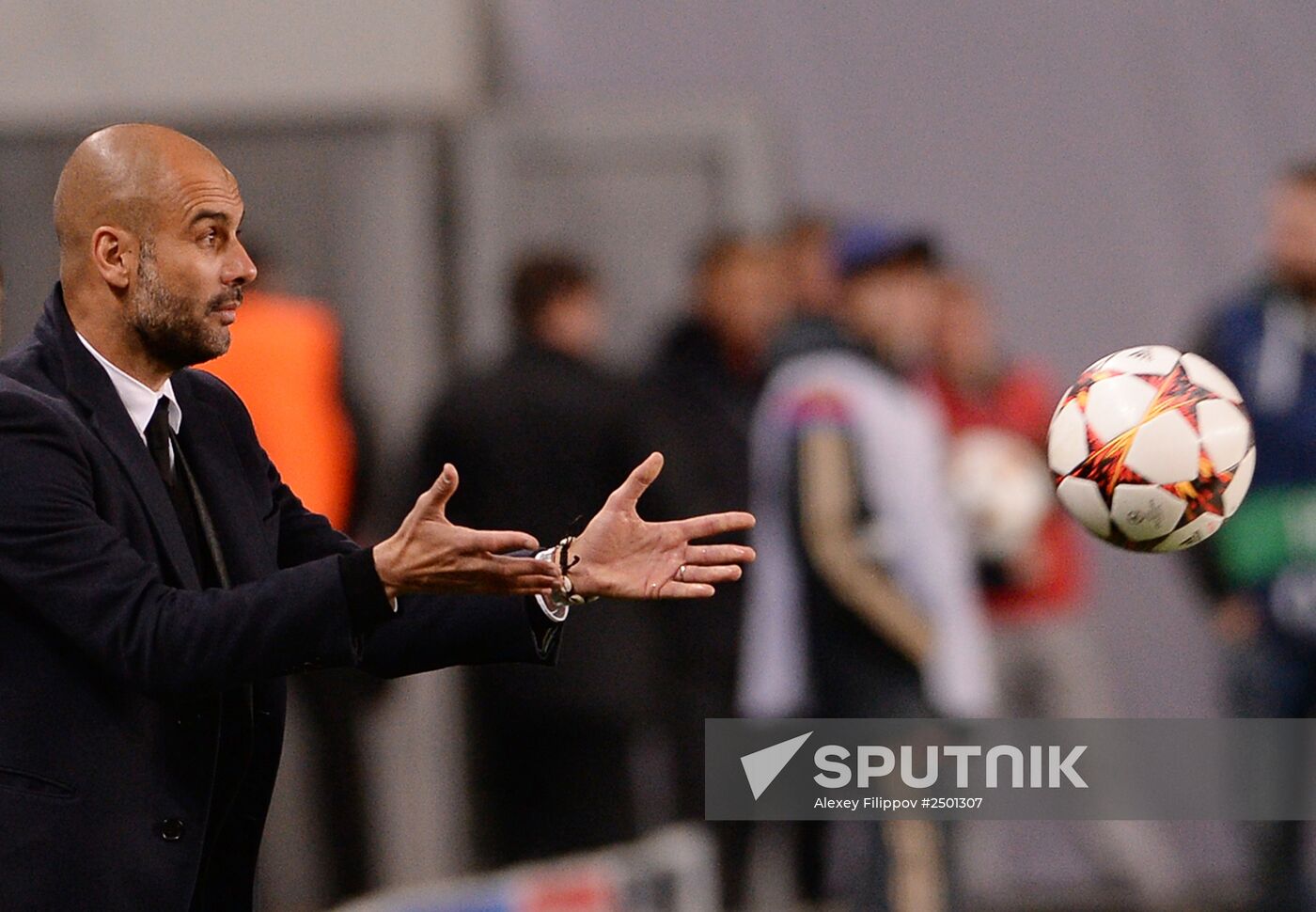 Football. Champions League. CSKA vs. Bayern Munich