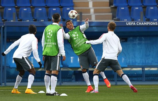 Football. Training session of FC Monaco