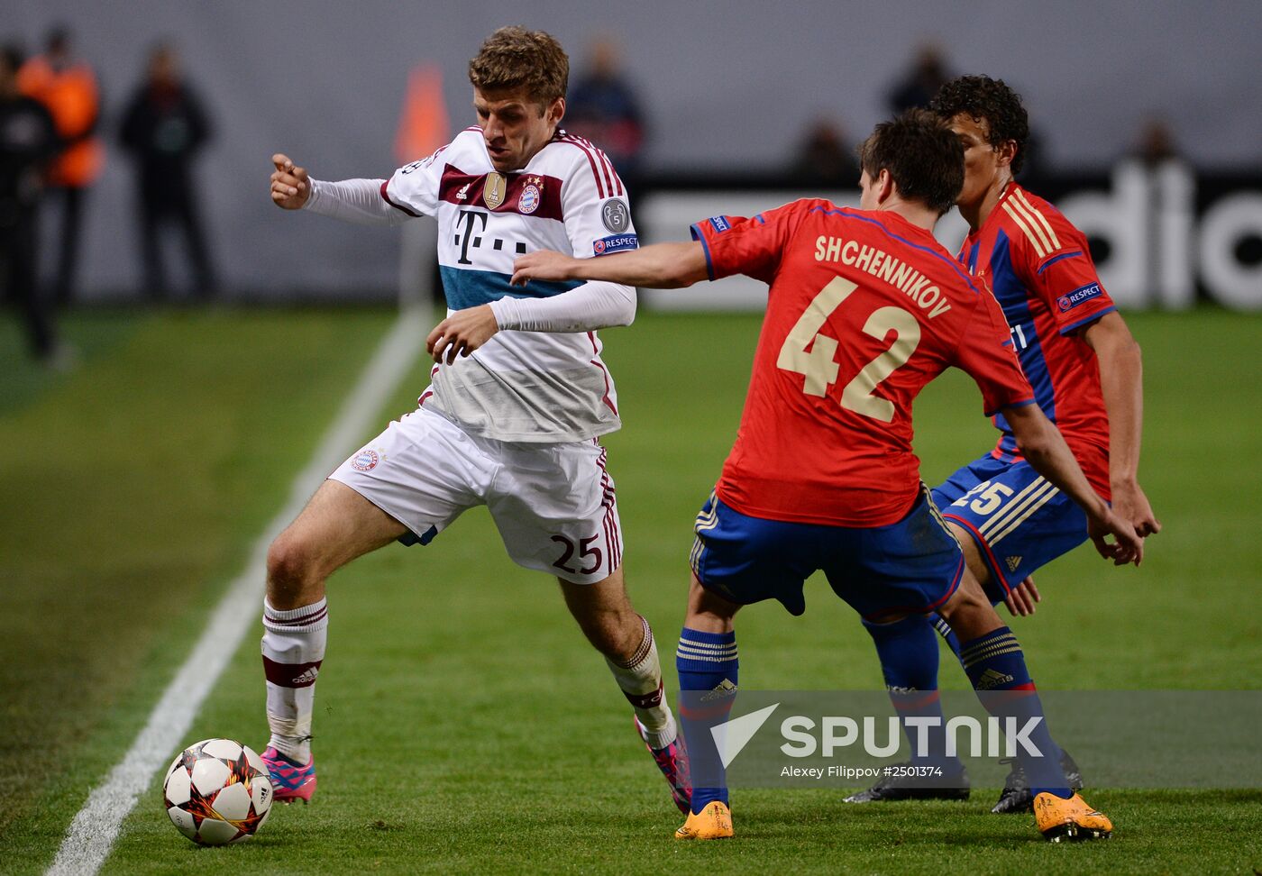 Football. Champions League. CSKA vs Bayern Munich