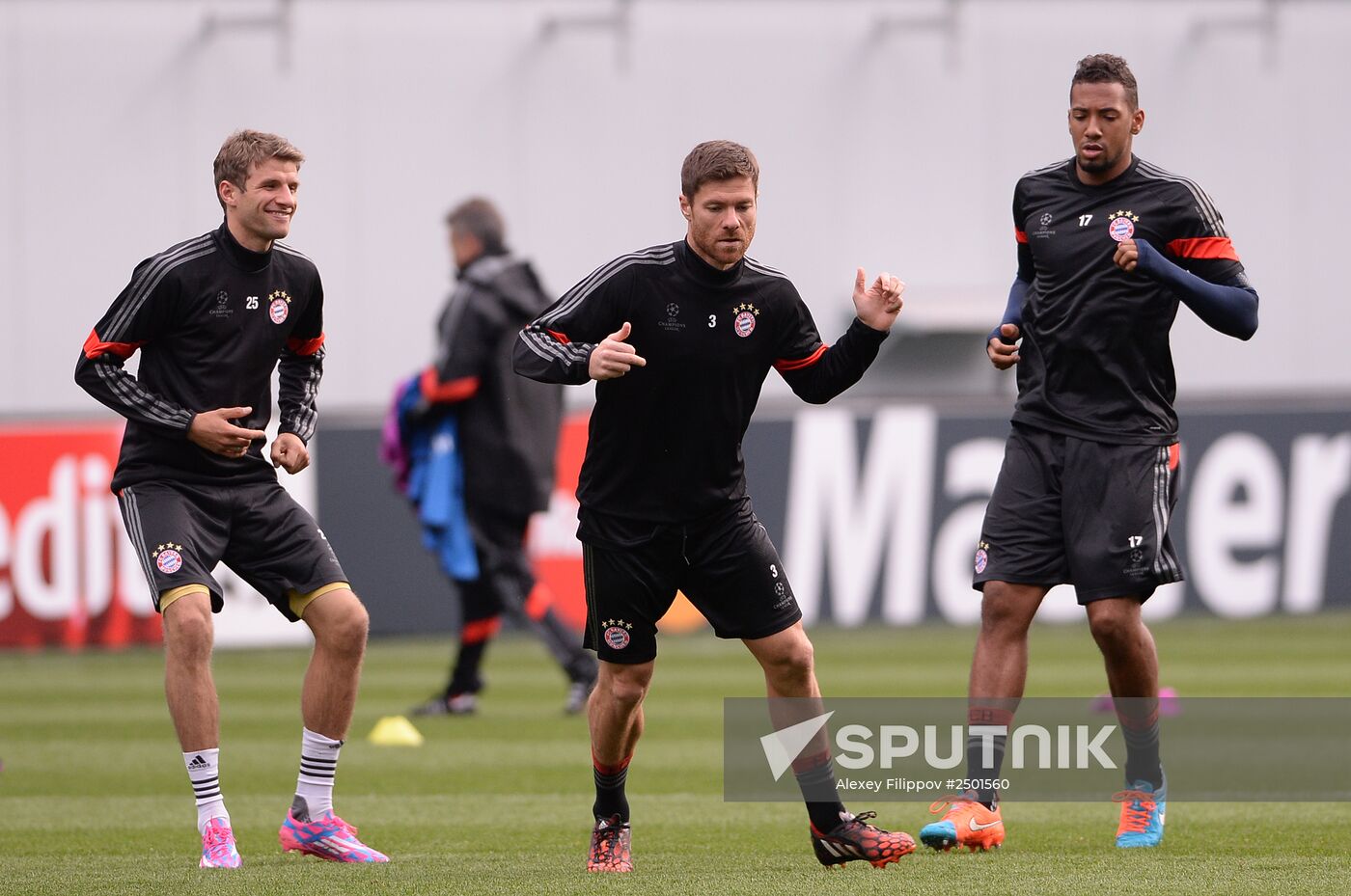 Football. Training of Bayern Munich team