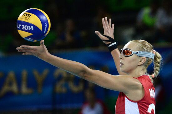 Volleyball Women's World Championship. Bulgaria vs. Russia