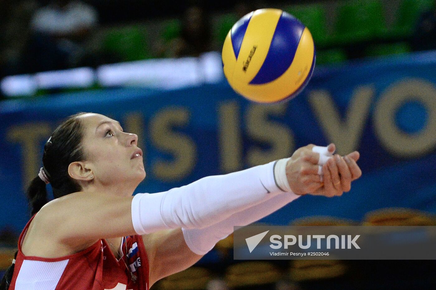 Volleyball Women's World Championship. Bulgaria vs. Russia