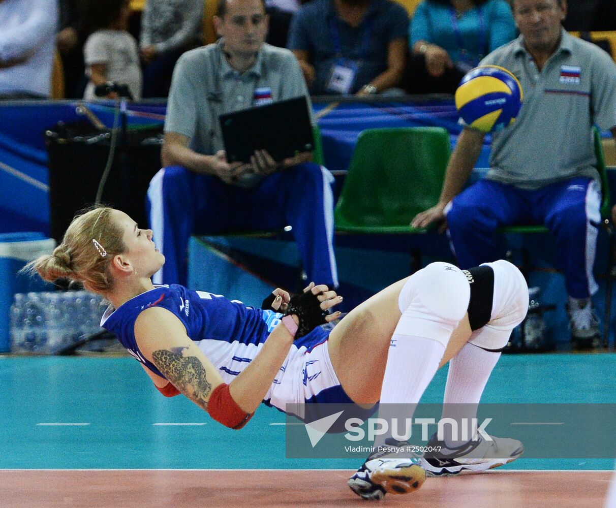 Volleyball Women's World Championship. Bulgaria vs. Russia