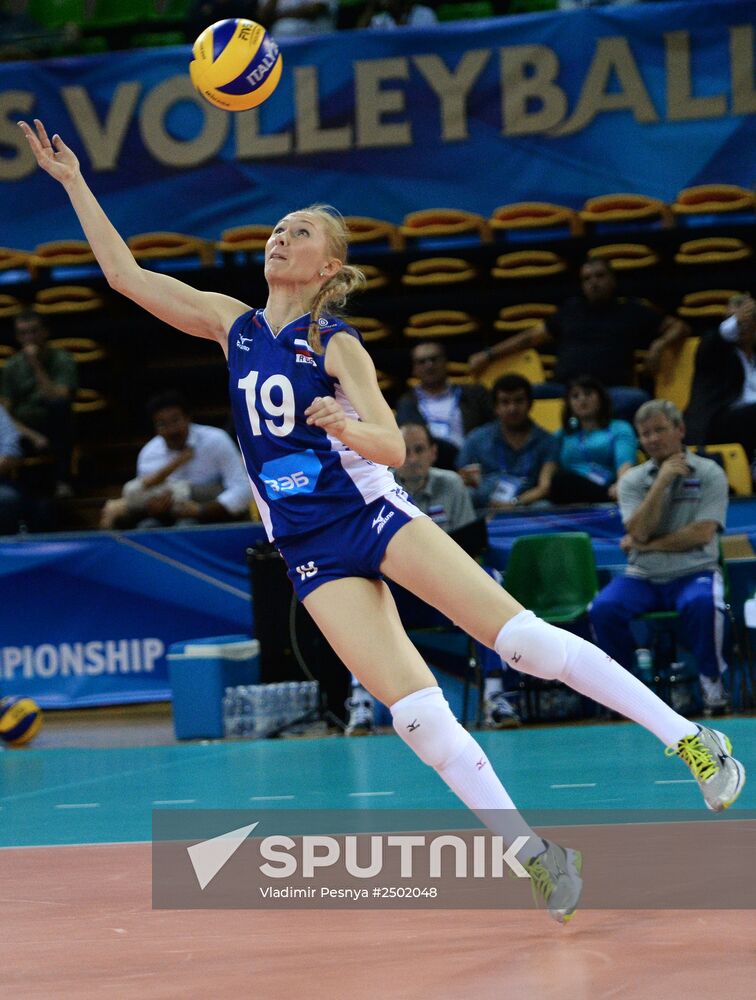 Volleyball Women's World Championship. Bulgaria vs. Russia