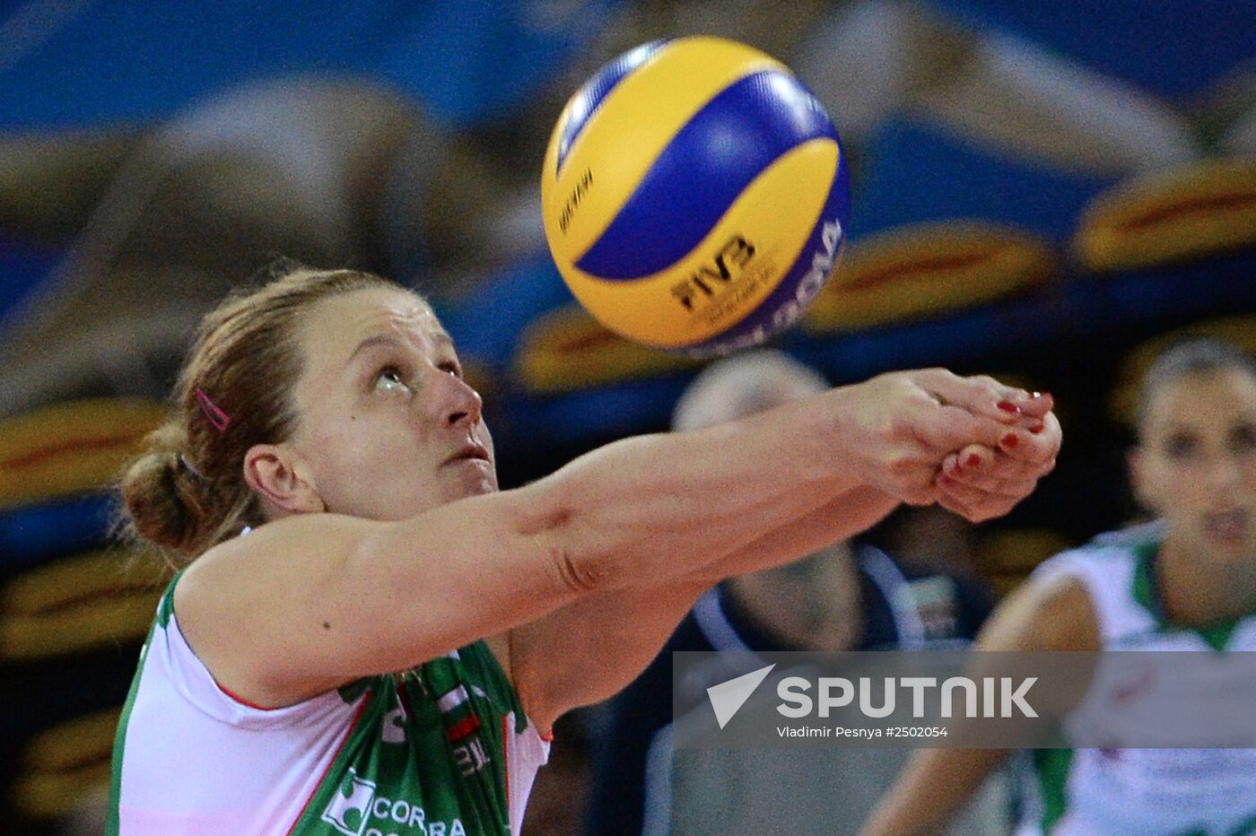 Volleyball Women's World Championship. Bulgaria vs. Russia