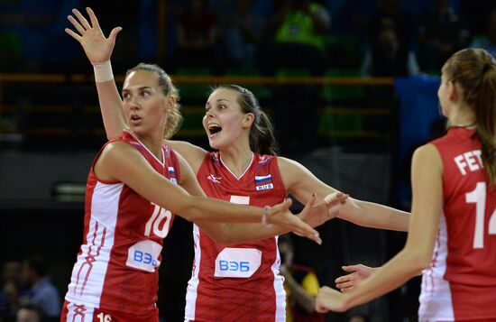 Volleyball Women's World Championship. Bulgaria vs. Russia