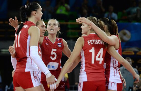 Volleyball Women's World Championship. Bulgaria vs. Russia