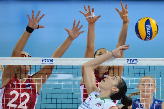 Volleyball Women's World Championship. Bulgaria vs. Russia