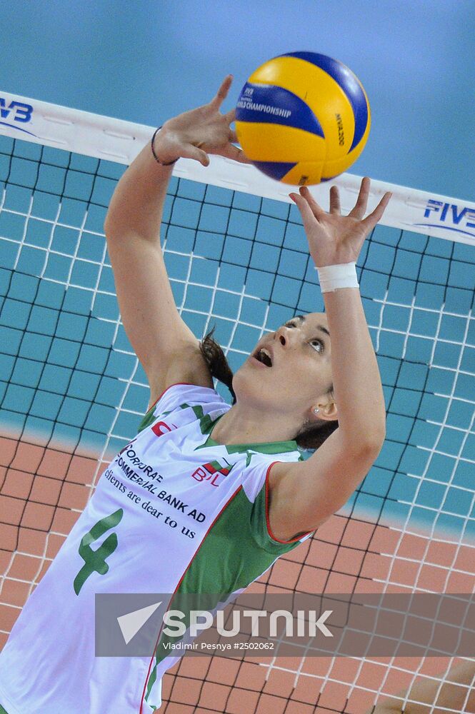 Volleyball Women's World Championship. Bulgaria vs. Russia