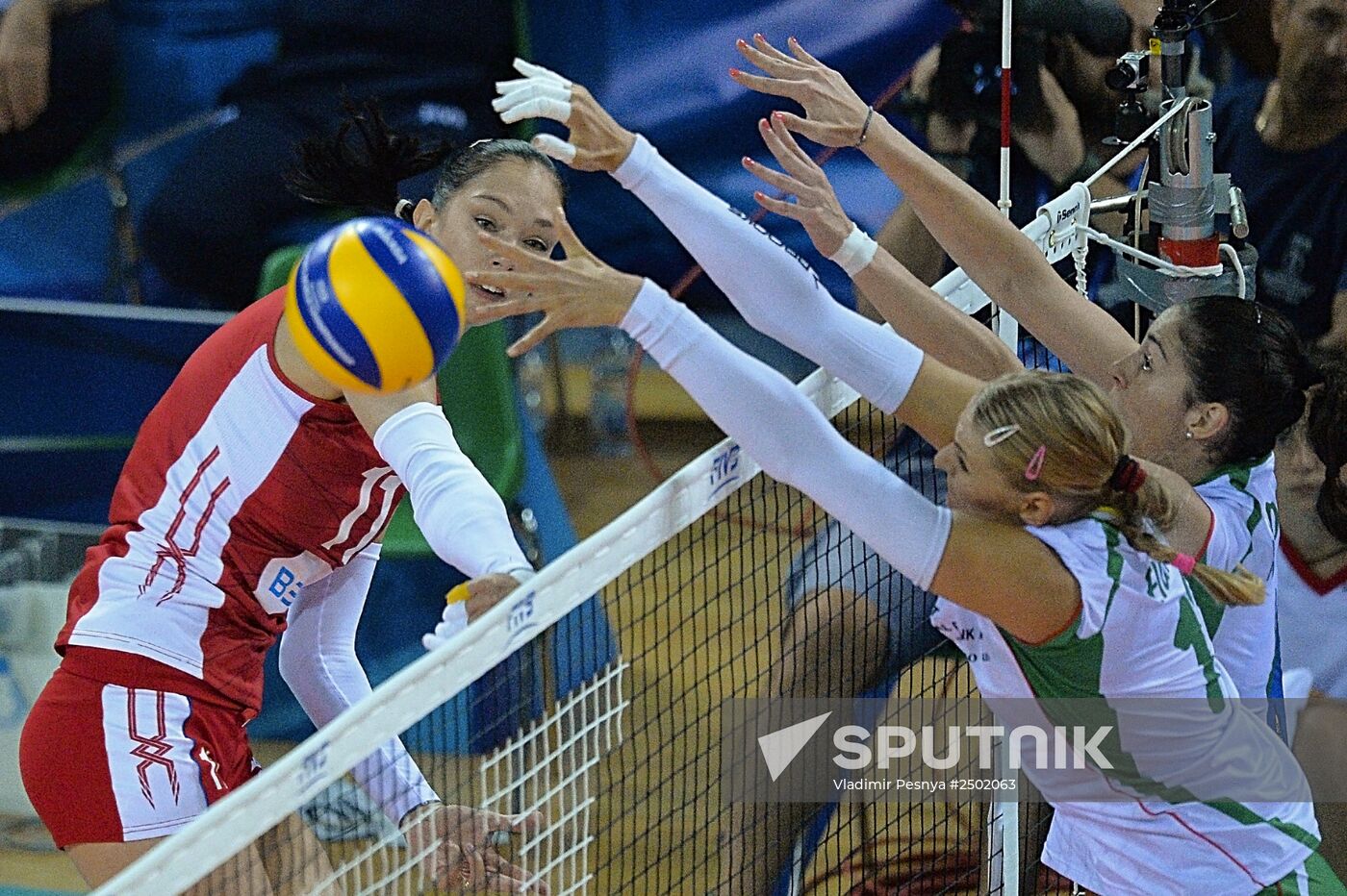 Volleyball Women's World Championship. Bulgaria vs. Russia