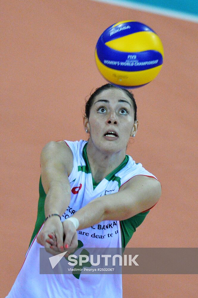 Volleyball Women's World Championship. Bulgaria vs. Russia