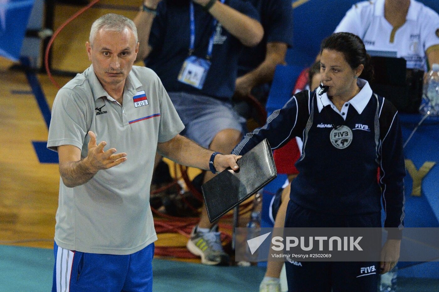 Volleyball Women's World Championship. Bulgaria vs. Russia