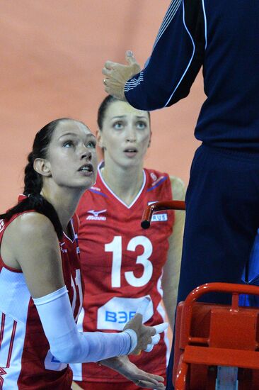 Volleyball Women's World Championship. Bulgaria vs. Russia