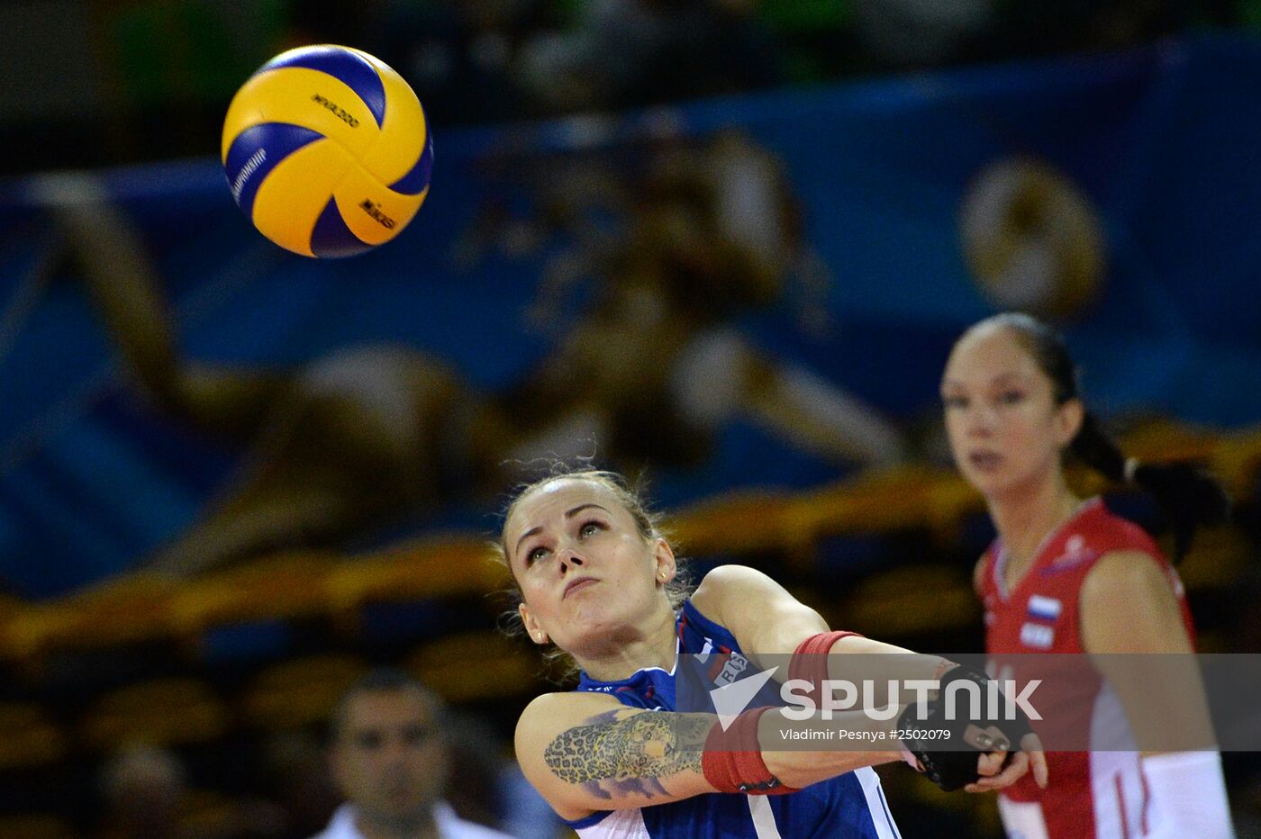 Volleyball Women's World Championship. Bulgaria vs. Russia