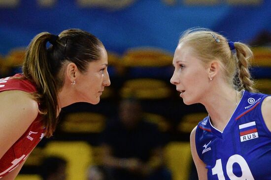 Volleyball Women's World Championship. Bulgaria vs. Russia