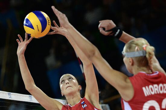 Volleyball Women's World Championship. Bulgaria vs. Russia