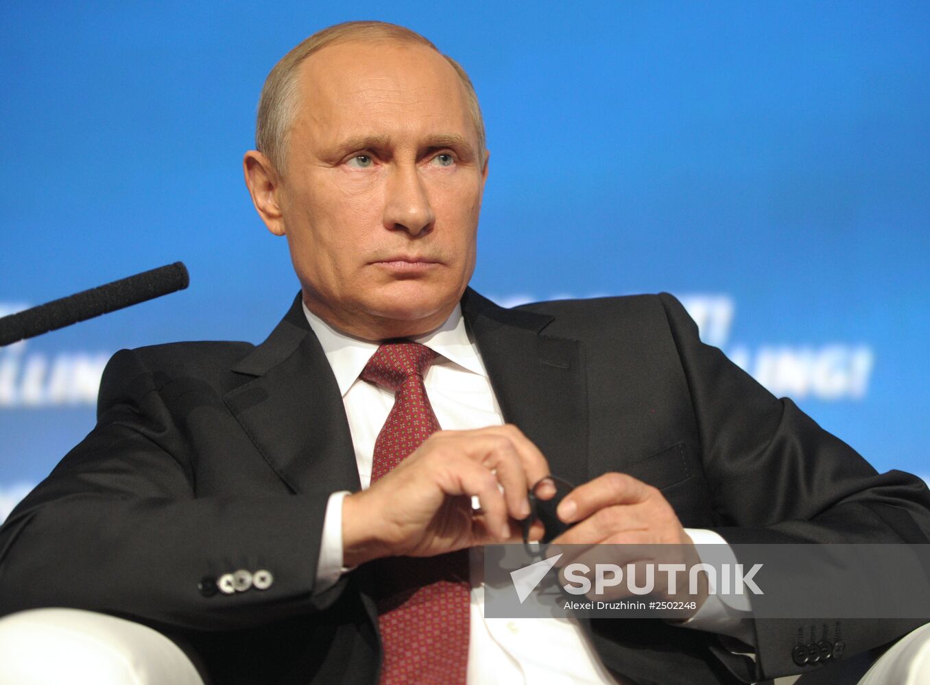 Vladimir Putin attends Russia Calling! 6th Annual VTB Capital Investment Forum