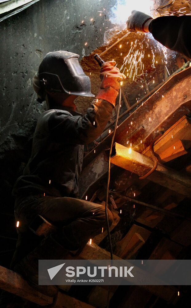 Construction of Narva tunnel in Primorye