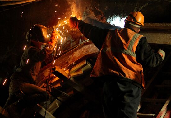 Construction of Narva tunnel in Primorye