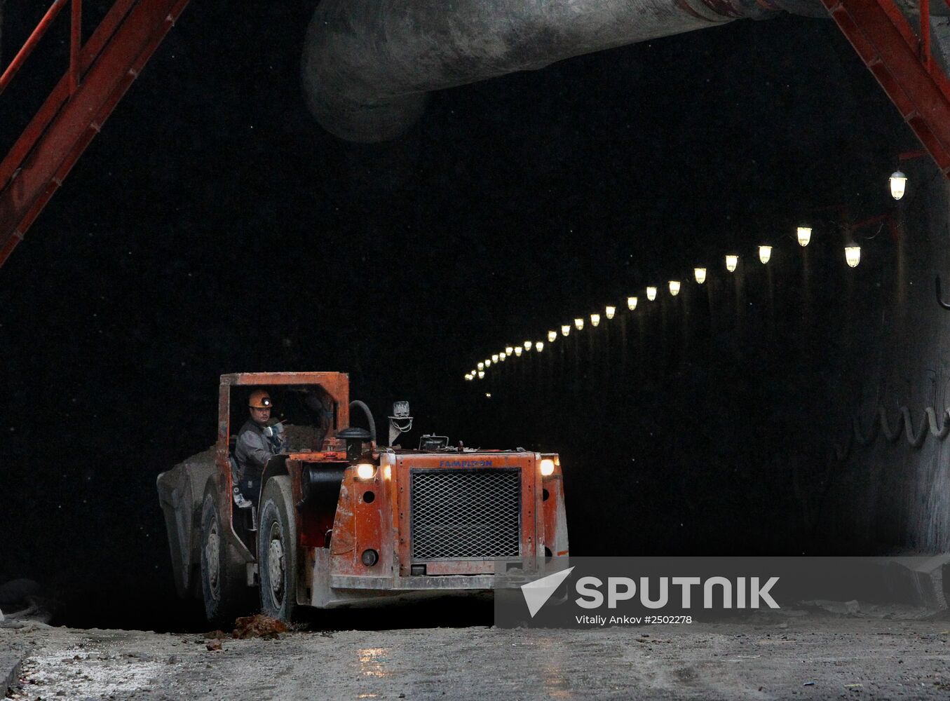 Construction of Narva tunnel in Primorye