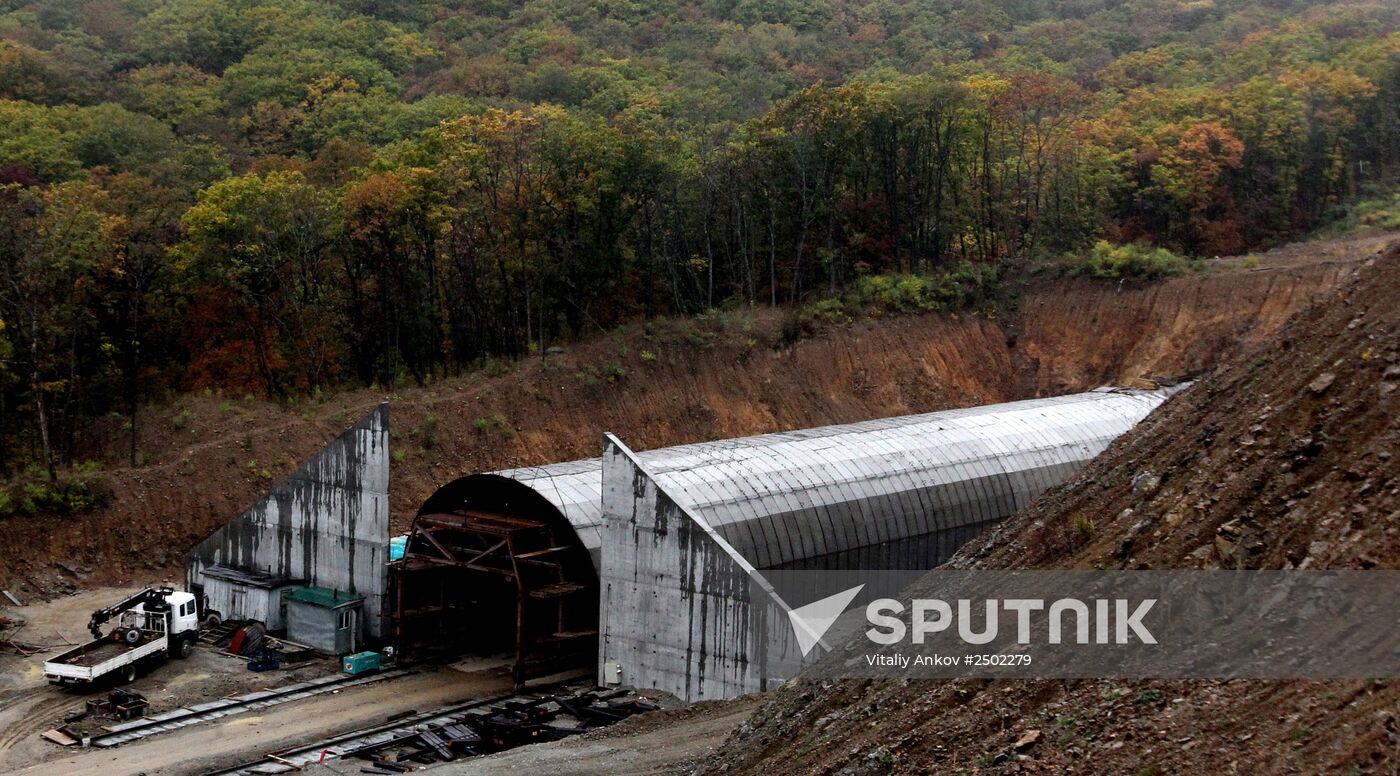 Construction of Narva tunnel in Primorye