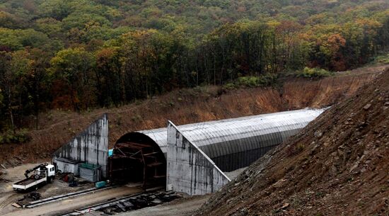 Construction of Narva tunnel in Primorye