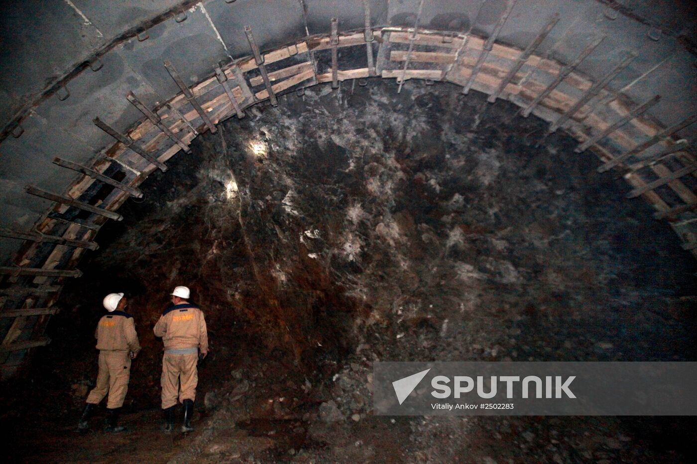 Construction of Narva tunnel in Primorye