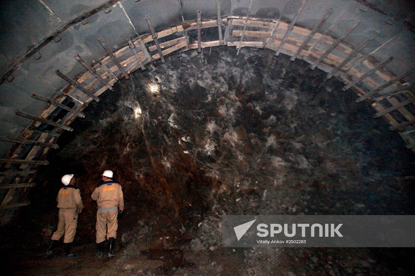 Construction of Narva tunnel in Primorye