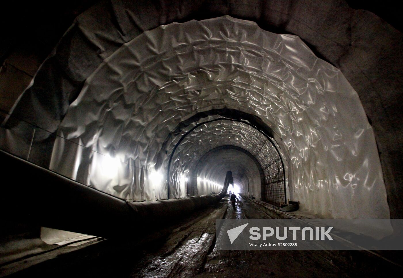 Construction of Narva tunnel in Primorye