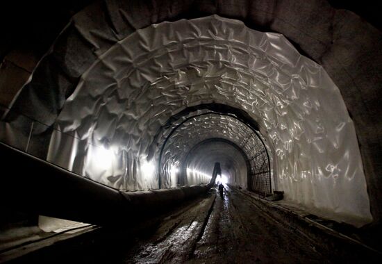 Construction of Narva tunnel in Primorye