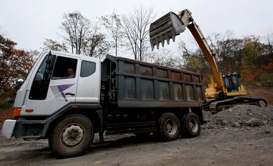 Construction of Narva tunnel in Primorye